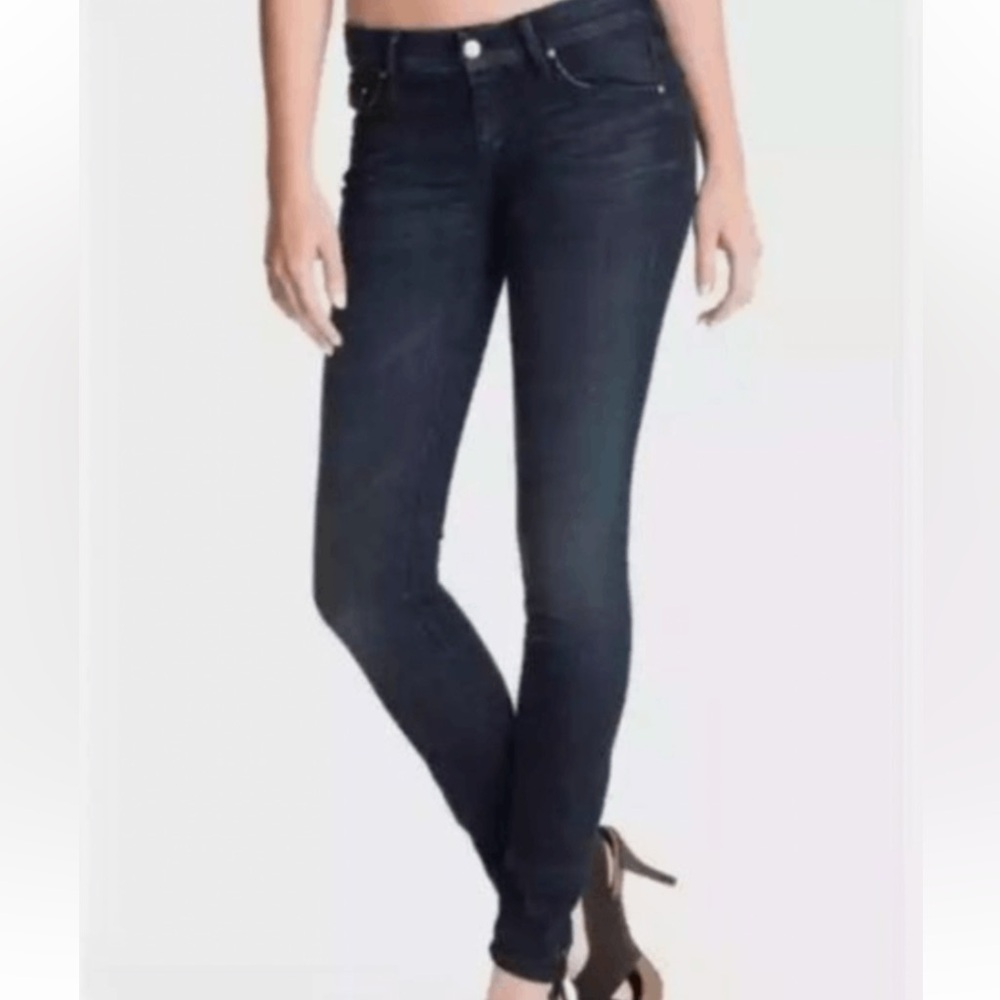 Mother the looker love lust & pixie dust Ankle Cropped Jeans w/ Frayed Hem sz 29